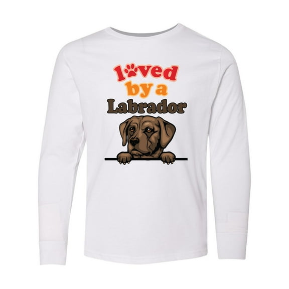 Inktastic Labrador Retriever Dog Gift Long Sleeve Youth T-Shirt