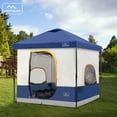 thumbnail image 6 of KAMPKEEPER 10x10 Instant Pop Up Canopy with Camping Inner Tent, Fits 6 Person, Navy Blue, 6 of 6
