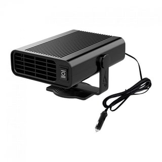 Aousin 2 in 1 Car Heater for Windshield Defroster Heating Air Cooling Fan,12V Black