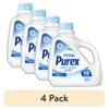 (4 pack) Purex Free & Clear Liquid Detergent, Sensitive Skin, 150 fl oz, 115 loads