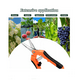 thumbnail image 3 of Tijeras De Podar Para Jardinería Profesional Inoxidable 3pcs Belug Anaranjado, 3 of 5