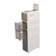thumbnail image 5 of Gabinete De Almacenamiento De Baño Estrecho De 2 Niveles, Gabinete De Almacenamiento De Baña Delgado Con Cajones Gabinete De Baña Alto Estantes Ajustables De Torre, 5 of 7