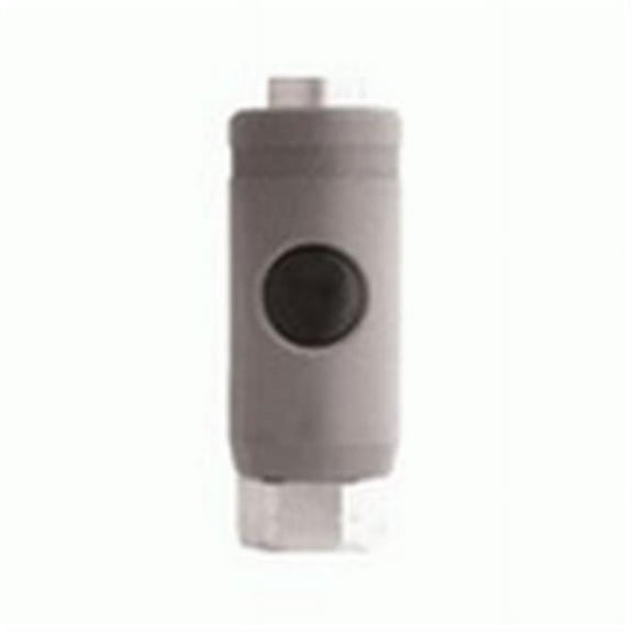 Milton A-Style Safety Coupler - Push Button, 1/4in. FNPT, Model# S99773