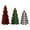 A, variant on Dserhfy 3 Pcs Wooden Christmas Tree Decor Rustic Buffalo Plaid/Dot Christmas Tree Farmhouse Table Centerpiece for Tiered Tray Tabletop Home Decor