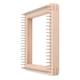 thumbnail image 5 of Tablero de tejer de madera, Mini herramienta de tejer cuadrada, tablero de clavija de tejido, Mini tablero de tejer, funcionamiento suave, 5 of 8