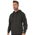 thumbnail image 2 of Mens Active Dri Fit Pullover Hoodie, DARK GRAY, Size: L, Uzzi Active Wear, 2 of 3