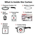 thumbnail image 4 of Hawkins Classic Aluminium Inner Lid Pressure Cooker CL Series, 4 of 5