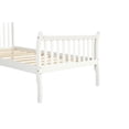 thumbnail image 5 of Bellemave Wood Twin Bed Frame with Headboard and Footboard, Kids Twin Bed Frames No Box Spring Needed for Boys and Girls, White, 5 of 10