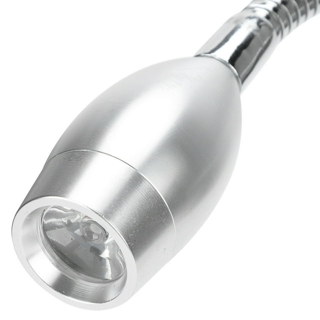 LHCER Lampe de Comptoir à LED Argentée pour Bijoux Lampe de Travail Col de Cygne avec Base 6000K