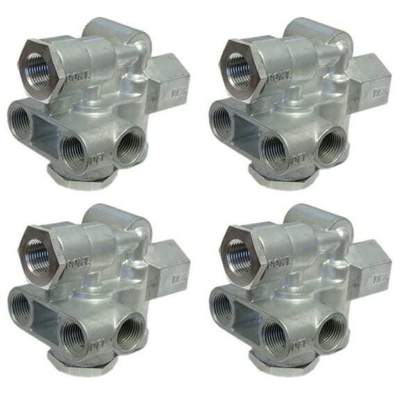 Set of 4 Trailer Spring Brake Parking Brake Control Valve Replaces Sealco 110500
