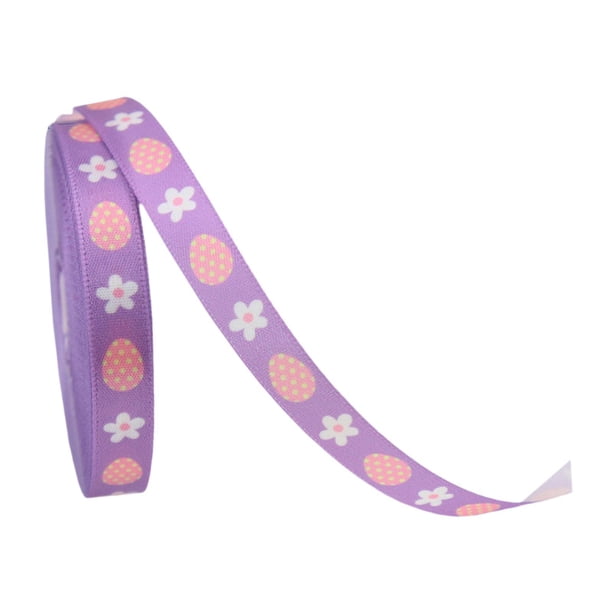 Cinta de tela colorida de primavera para lazos de pelo, accesorios para la punta del árbol, manualidades. A