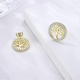 thumbnail image 4 of Tree of Life Earrings Women Ladies Girls with Cubic Zirconia, Hypoallergenic Earrings for Mother's Day Birthday, 4 of 5