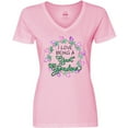 thumbnail image 3 of Inktastic I Love Being a Great Grandma- Circle of Hearts Women's V-Neck T-Shirt, 3 of 5