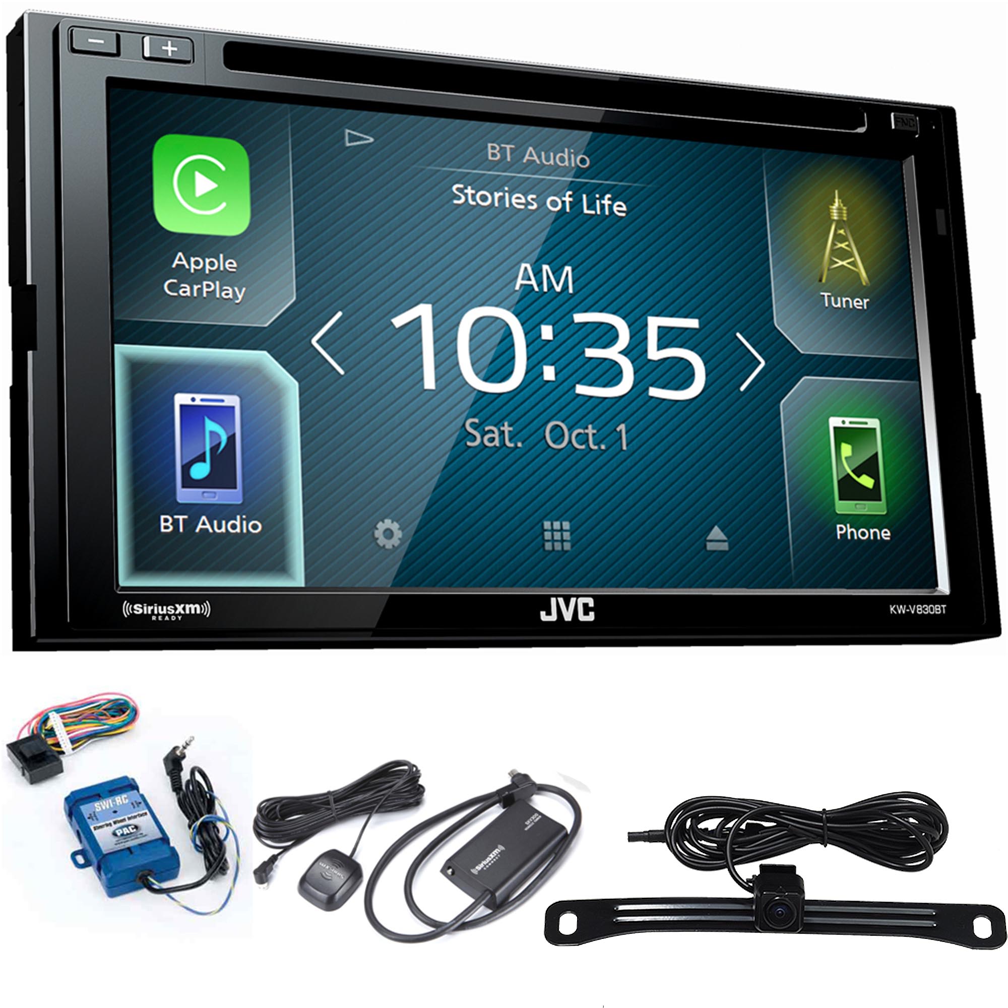 JVC KWV830BT compatible with Android Auto / CarPlay CD/DVD with Back
