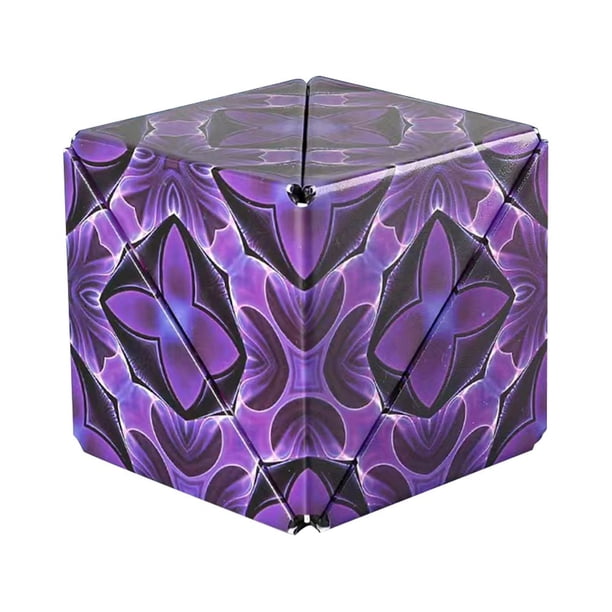 Cubo de rompecabezas 3D Cubo geométrico interesante juguetes antiestrés mejora la concentración
