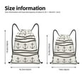 thumbnail image 4 of Easygdp Anchors and Ropes Drawstring Backpack, Beach Sackpack, Travel Sackpack Lightweight for Sports, Gym, Travel, Swimming - Medium, 4 of 9