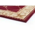 thumbnail image 5 of Sensation Traditional 6.7' x 9.6' Red and Beige Polypropylene Indoor Area Rug, 5 of 8