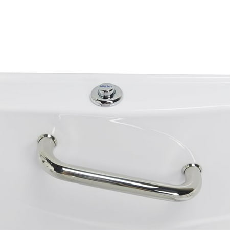 - Ella Walk In Baths Monaco Hydro Massage 52'' x 32'' Walk in Whirlpool Bathtub with Fast Fill Faucet Set
