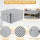 thumbnail image 3 of 3 Piezas Cajas de Almacenamiento - 36 L de Capacidad Organización, Cajas de Almacenamiento Plegables con Tapa para Ropa,para El Hogar,El Trabajo (Gris), 3 of 7