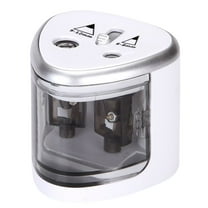 Electric Pencil Sharpener, Automatic Plastic Pencil Sharpener, Art Painting Transfer Pencil Sharpener, Student Supplies Pencil Sharpener, Silver Pencil Sharpener Office Pens, 1 Pencil Sharpener Pen