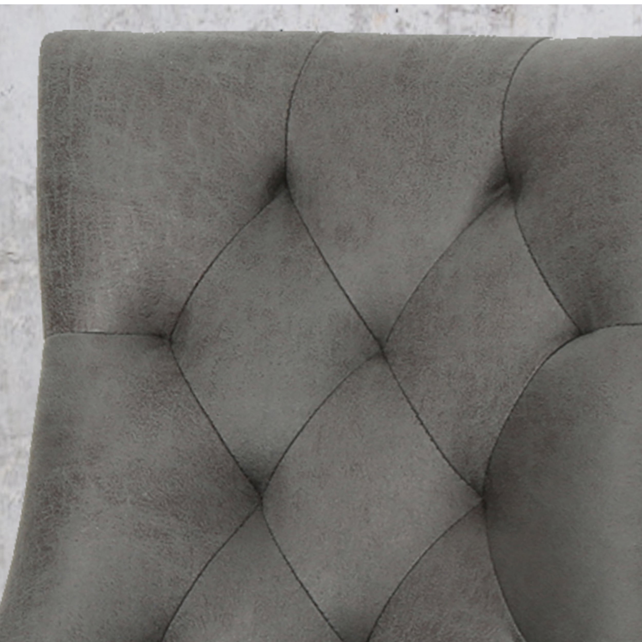 Noble House Indoor Contemporary Microfiber Dining Chairs, Gray