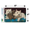thumbnail image 6 of Westie West Highland White Terrier Dogs Teddy Bear Home Business Office Sign, 6 of 7