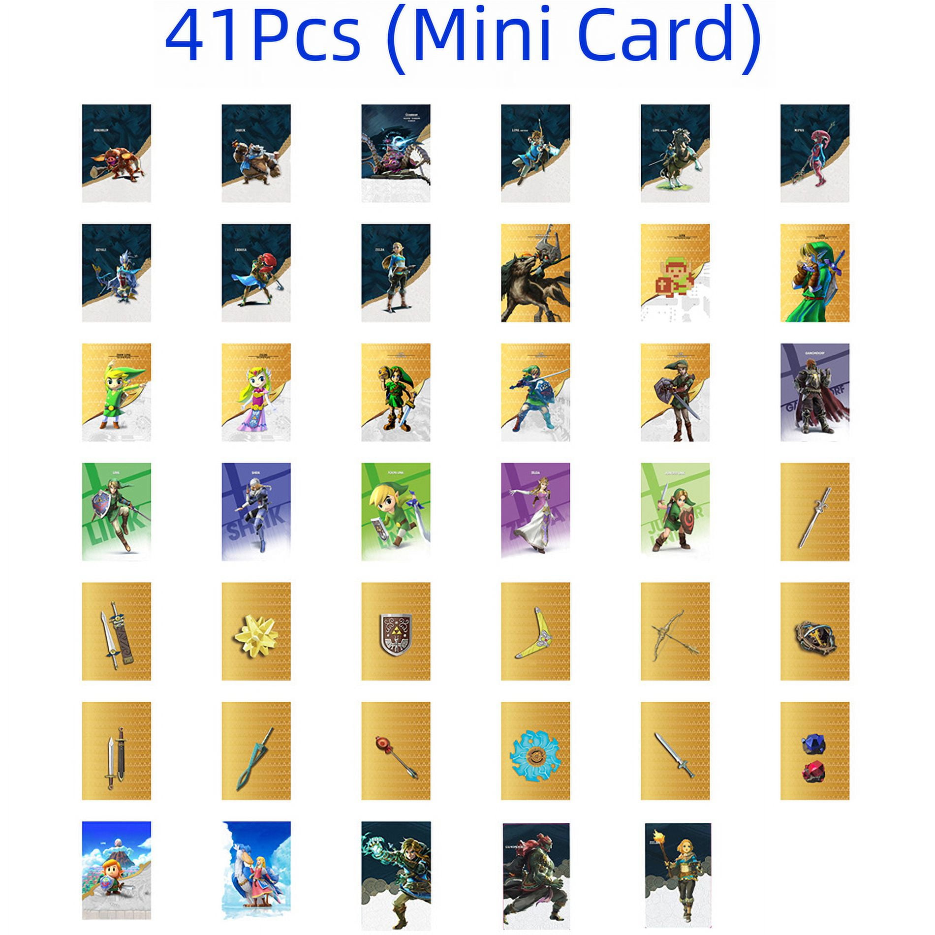 New 41Pcs Zelda Amiibos Cards Apply to the Legend of Zelda: Tears