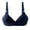 Navy, variant on Odeerbi Plus Size Wireless Bras for Women 2025 Fashion Comfortable Push Up Hollow Out Bra Underwear Beige