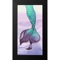 thumbnail image 2 of Medley, Elizabeth 14x24 Black Modern Framed Museum Art Print Titled - Mermaid Tail Teal, 2 of 5