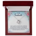 thumbnail image 1 of To My Soulmate I Wish I Could Turn Back Infinity Knot Necklace Message Card, 1 of 7