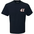 thumbnail image 2 of Men's Stewart-Haas Racing Team Collection Navy Ryan Preece Exclusive Tonal Flag T-Shirt, 2 of 3