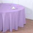 thumbnail image 5 of BalsaCircle 120" Lavender Round Polyester Tablecloth Wedding Table Linens, 5 of 9
