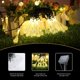 thumbnail image 3 of LED Solar Gota de Agua Cadena Luz Burbuja Cuenta Redonda Aliento del Bebé Exterior Impermeable Decoración Navideña Linterna Blanco Cálido Solar 5m 20 Luces, 3 of 5