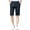 Dark Blue, variant on WTOBBY Men's Stretch Work Bermuda Shorts with Multiple Pockets, Summer Loose Fit Outdoor Casual Quick-Dry Breathable Design ,Black 31