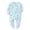 Light Blue, variant on Nwiuh Girls' Organic Cotton, Sleep and Play Footed Pajamas | Easy Zip Front Pjs Feature 2-Way Zipper to Ensure Newborns Have Restful Nights Sleep (White, 9-12 Months)