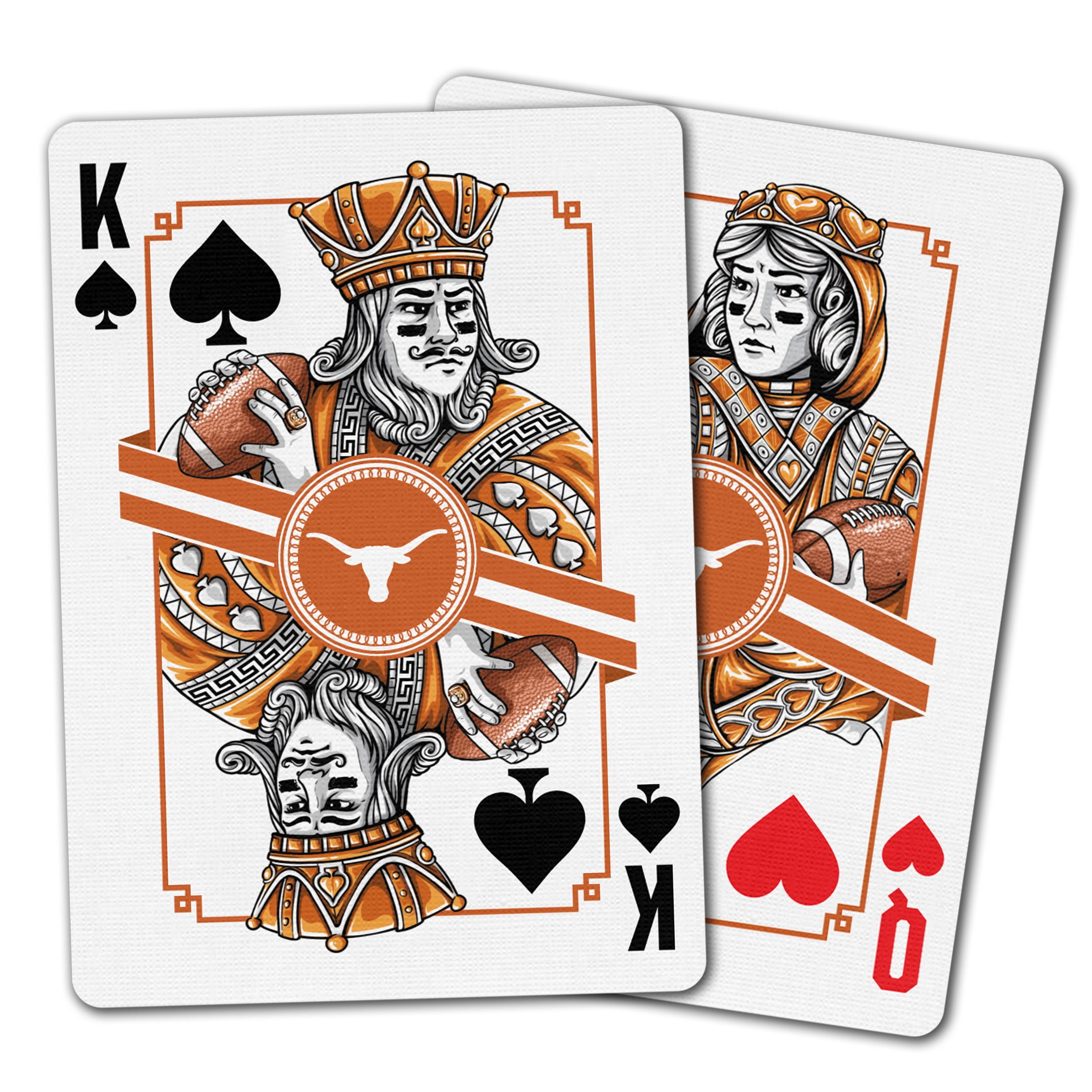 YouTheFan NCAA Texas Longhorns Classic Series Playing Cards