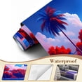 thumbnail image 4 of Basketball Wallpaper Outdoor Basketball Court Palm Tree Peel and Stick Wall Murals 69"H x 96"W Removable PVC Wall Paper Self-Adhesive Wall Paintings Art Decor for Bedroom Living Room, 4 of 7