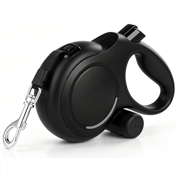 New Retractable Dog Leash For Large Dogs, Heavy Duty Dog Leash Retractable 26 ft Black(for Dogs up to 120 lbs)-Newlight66