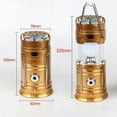 thumbnail image 2 of Portable LED Solar-Powered Camping Lantern w Fan, BBQ, Fishing, Emergency Light, 2 of 6