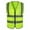 Fluorescent Green, variant on Men High-Visibility Reflective Vest V-neck Sleeveless Multi Pockets Design Waistcoat Clear ID Pocket Pen Holder Breathable Mesh Vest Coat-One Size,Yellow