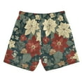 thumbnail image 7 of FORMRS Boys Swim Trunks Quick Dry Mesh Liner Boardshorts Sizes XS-XL, Christmas Blooms, 7 of 7