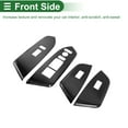 thumbnail image 4 of Unique Bargains Window Lift Switch Panel Trim Cover for Honda CR-V 2017-2022 Wood Grain Color, 4 of 4