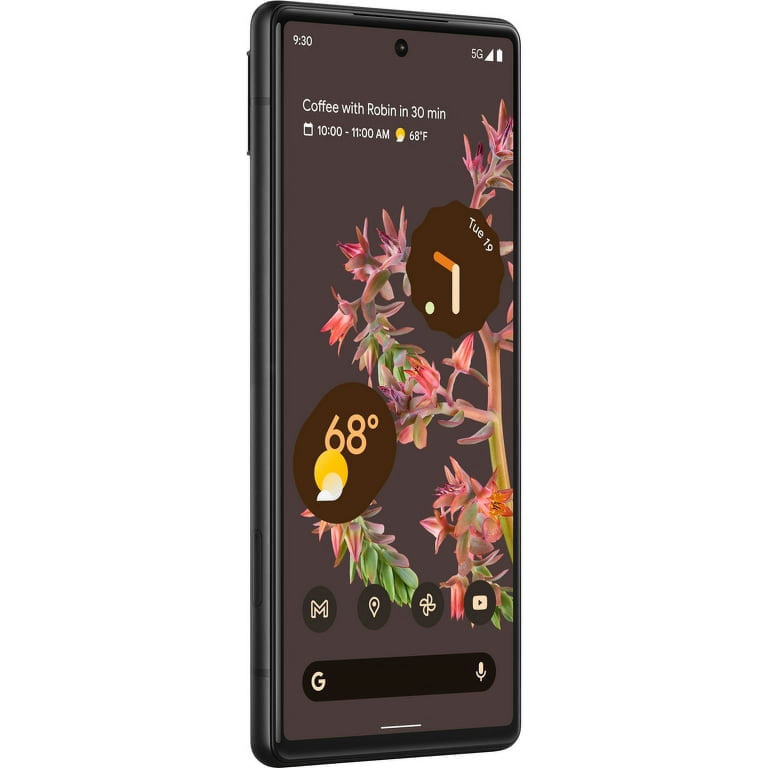 Restored Google Pixel 6 128GB Fully Unlocked Phone Stormy Black (Remote Managed Bypassed) (Refurbished)