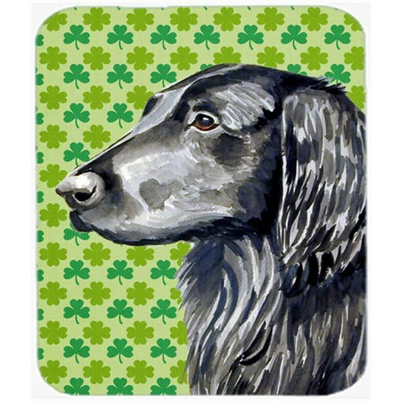 Carolines Treasures Flat Coated Retriever St. Patricks Day Shamrock Mouse Pad
