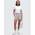 thumbnail image 3 of CRZ YOGA Women's Pima Cotton Workout Short Sleeve Shirts Loose Athletic Crop Tops Casual T-Shirt, 3 of 6