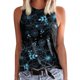 thumbnail image 1 of Playeras,Blusas y Tops,Ropa para Mujer Workout Tank Tops Camiseta sin mangas de verano para mujer Camiseta sin mangas con estampado informal Camiseta sin mangas con cuello en V (Blue, XXL), 1 of 4