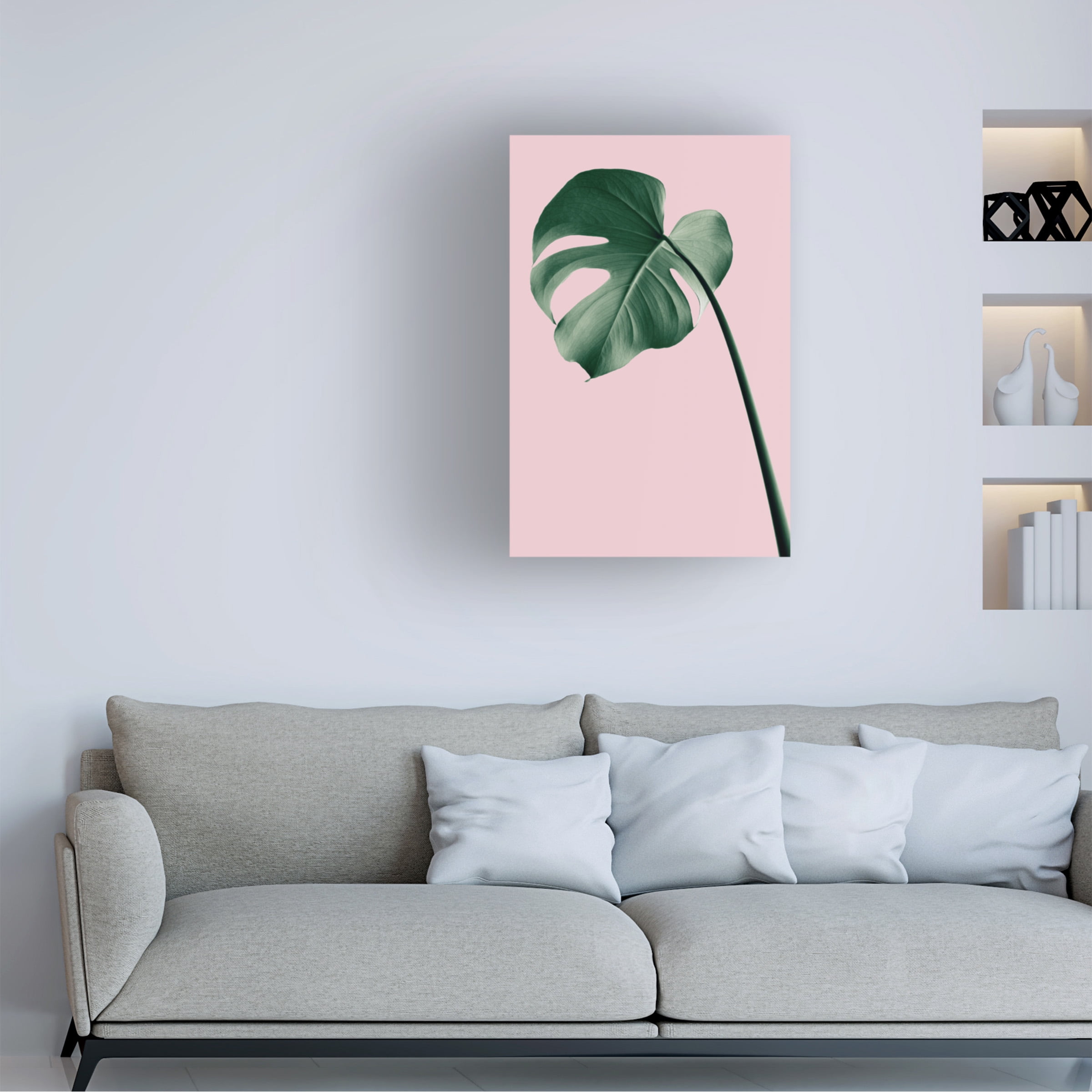 1X Studio Iii 'Monstera Pink No 05' Canvas Art