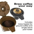 Hamilton Beach FlexBrew SingleServe Coffee Maker, Versatile for Pods