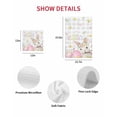 thumbnail image 7 of Gray Easter Kitchen Dish Towels for Drying Dishes Set of 4, Spring Easter Bunny Eggs Floral Buffalo Plaid Waffle Weave Microfiber Hand Tea Bathroom Towels Quick Dry & Absorbent Towel 15.7x23.6, 7 of 7