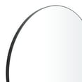 thumbnail image 4 of DecMode 42" x 42" Black Wall Mirror with Thin Frame, 4 of 8